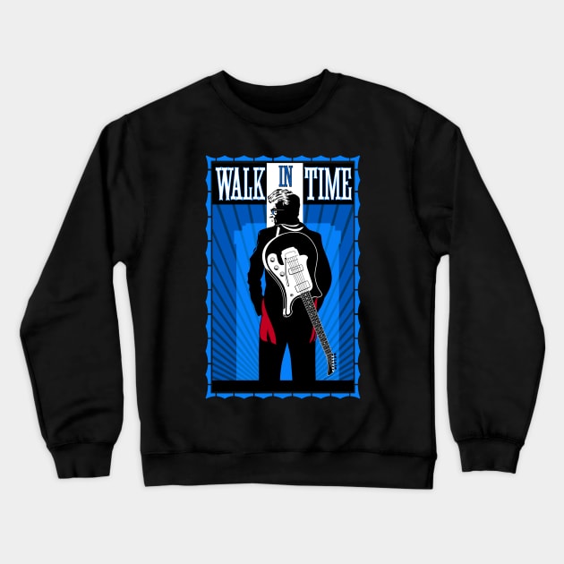 Walk in Time Crewneck Sweatshirt by Renzoid